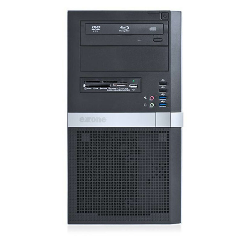 OEM Extra Tower Xeon E-2124(4-Cores)/16GB DDR4/256GB M.2 SSD/Nvidia 2GB/DVD/10P Grade A+ Workstation