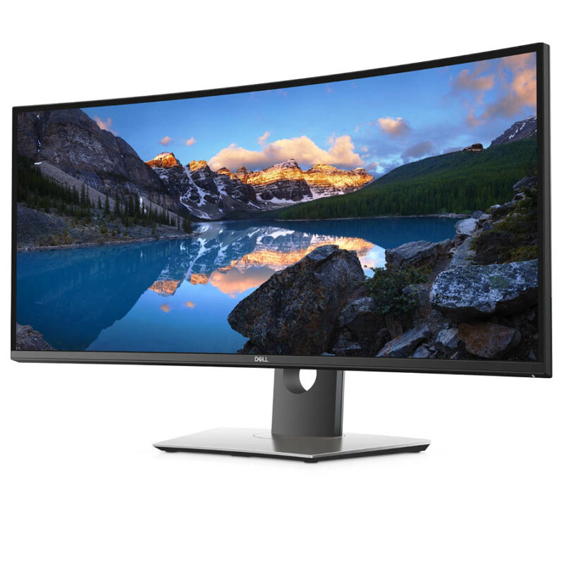 Used Monitor UltraSharp U3419W Curved/Dell/34``UW-QHD/3440x1440/Black/w/Speakers/DP & 2xHDMI & USB T