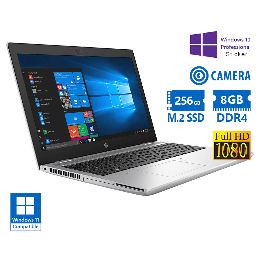 HP ProBook 650 G5 i5-8365U/15.6”FHD/8GB DDR4/256GB M.2 SSD/DVD/Camera/10P Grade A Refurbished Laptop HP ProBook 650 G5 i5-8365U/15.6”FHD/8GB DDR4/256GB M.2 SSD/DVD/Camera/10P Grade A Refurbished Laptop