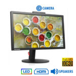 Used Monitor ThinkVision T2224zD LED/Lenovo/22``FHD/w/Camera/1920x1080/Wide/Black/w/Speakers/D-SUB &