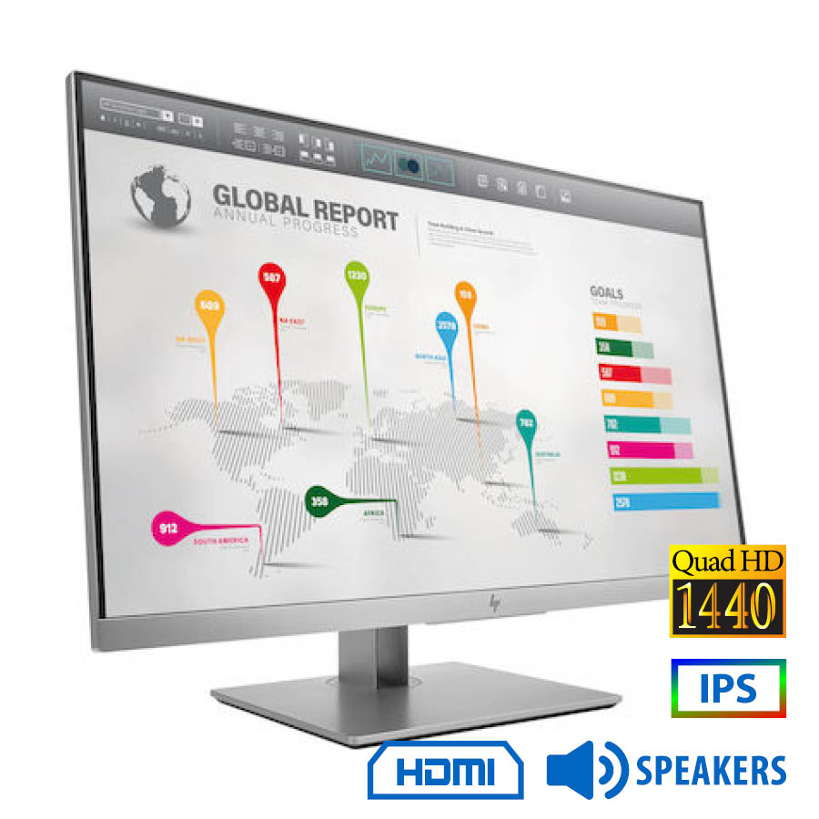 Used Monitor ElitDisplay E273q IPS/HP/27``QHD/2560x1440/Wide/Black/w/Speakers/D-SUB & DP & HDMI Used Monitor ElitDisplay E273q IPS/HP/27``QHD/2560x1440/Wide/Black/w/Speakers/D-SUB & DP & HDMI