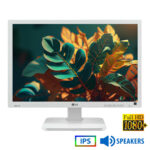Used (A-) Monitor 24MB65PM IPS LED/LG/24\"FHD/1920x1200/Wide/White/w/Speakers/Grade A-/D-SUB & DVI-D